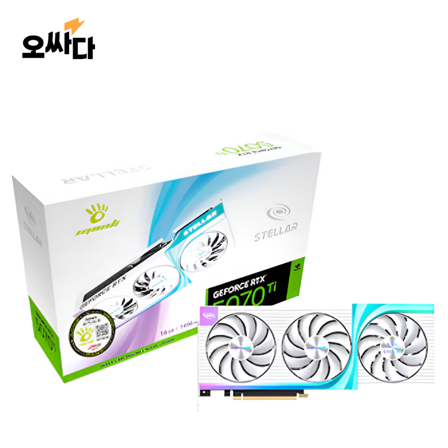 MANLI 지포스 RTX 5070 Ti Stellar OC D7 16GB