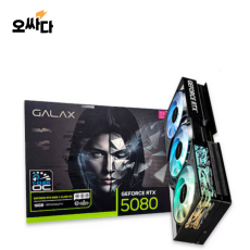 갤럭시 GALAX 지포스 RTX 5080 BLACK OC D7 16GB
