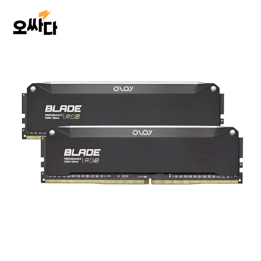 OLOy 데스크탑 DDR5-4800 CL40 BLADE RGB Black 패키지 (16GB(8Gx2))