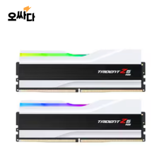 지스킬 G.SKILL 데스크탑 DDR5-6000 CL30 TRIDENT Z5 RGB 화이트 패키지 (64GB(32Gx2))